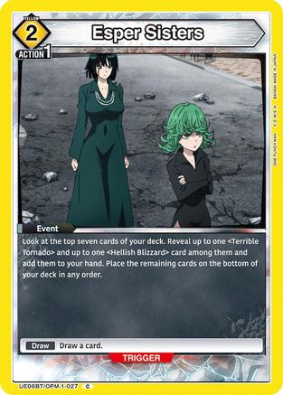 Esper Sisters (UE06BT/OPM-1-027) - UE06BT One Punch Man
