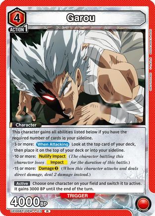 Garou (113) (UE06BT/OPM-1-113) - UE06BT One Punch Man Foil