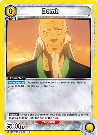 Bomb (UE06ST/OPM-1-001) - UE06ST One Punch Man Starter Deck