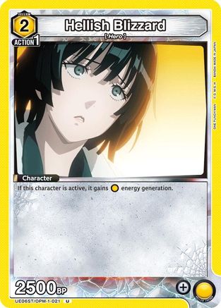 Hellish Blizzard (021) (UE06ST/OPM-1-021) - UE06ST One Punch Man Starter Deck