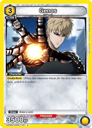 Genos (101) (UE06ST/OPM-1-101) - UE06ST One Punch Man Starter Deck