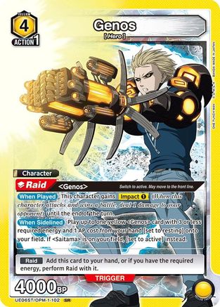 Genos (102) (UE06ST/OPM-1-102) - UE06ST One Punch Man Starter Deck
