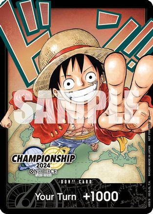 DON!! Card (Championship 2024 World Final) - One Piece Promotion Cards