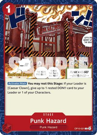 Punk Hazard (OP10-021) - Royal Blood Release Event Cards
