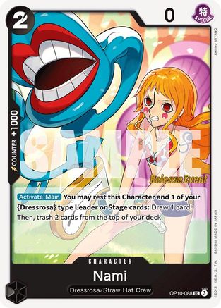 Nami (088) (OP10-088) - Royal Blood Release Event Cards
