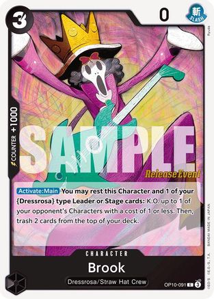 Brook (091) (OP10-091) - Royal Blood Release Event Cards