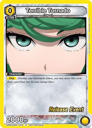 Terrible Tornado (012) (UEPR/OPM-1-012) - UE06BT One Punch Man Release Event Cards