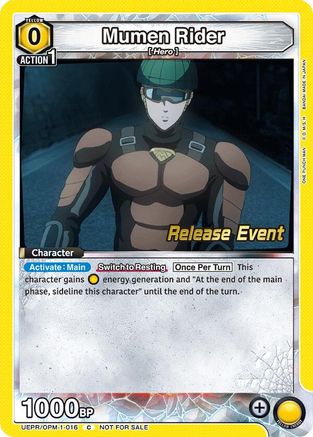 Mumen Rider (016) (UEPR/OPM-1-016) - UE06BT One Punch Man Release Event Cards