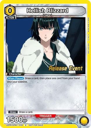 Hellish Blizzard (019) (UEPR/OPM-1-019) - UE06BT One Punch Man Release Event Cards