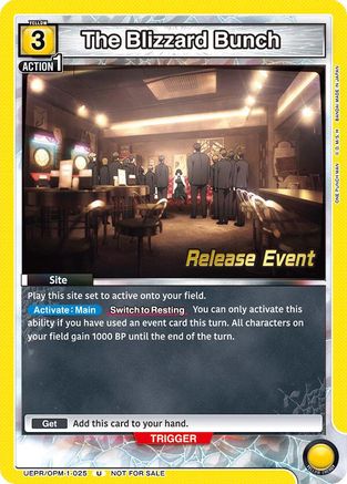 The Blizzard Bunch (UEPR/OPM-1-025) - UE06BT One Punch Man Release Event Cards