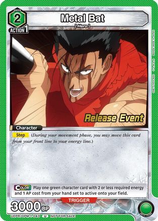 Metal Bat (043) (UEPR/OPM-1-043) - UE06BT One Punch Man Release Event Cards