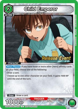 Child Emperor (UEPR/OPM-1-055) - UE06BT One Punch Man Release Event Cards
