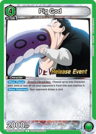 Pig God (UEPR/OPM-1-057) - UE06BT One Punch Man Release Event Cards