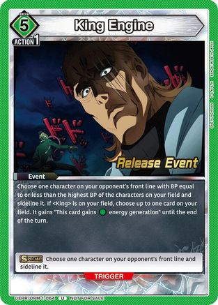 King Engine (UEPR/OPM-1-064) - UE06BT One Punch Man Release Event Cards