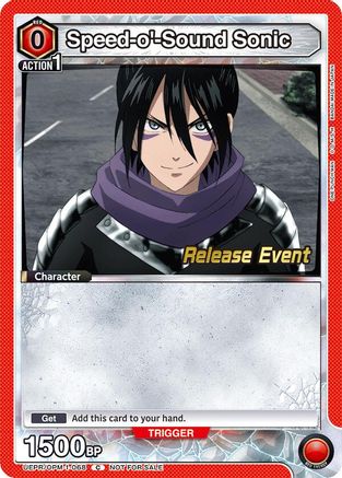 Speed-o'-Sound Sonic (068) (UEPR/OPM-1-068) - UE06BT One Punch Man Release Event Cards