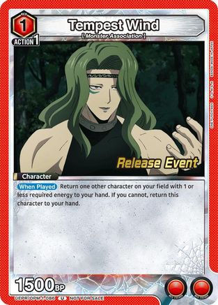 Tempest Wind (UEPR/OPM-1-086) - UE06BT One Punch Man Release Event Cards
