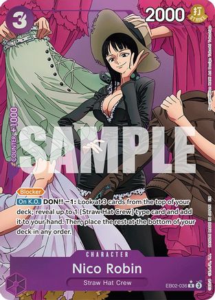 Nico Robin (Alternate Art) (EB02-036) - Extra Booster: Anime 25th Collection Foil