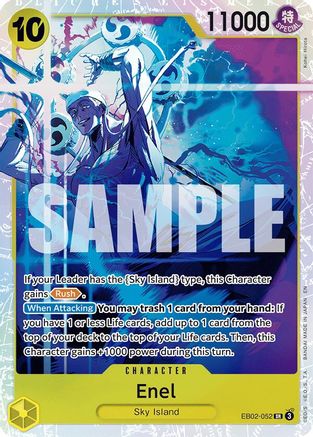 Enel (EB02-052) - Extra Booster: Anime 25th Collection Foil