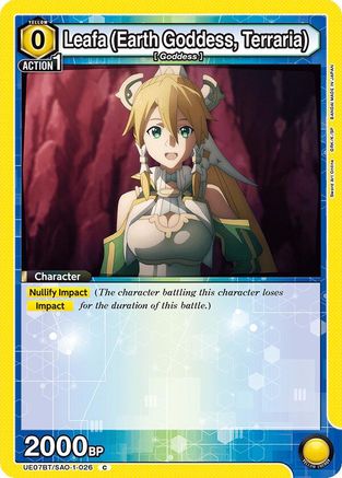 Leafa (Earth Goddess, Terraria) (026) (UE07BT/SAO-1-026) - UE07BT Sword Art Online