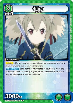 Silica (075) (UE07BT/SAO-1-075) - UE07BT Sword Art Online Foil