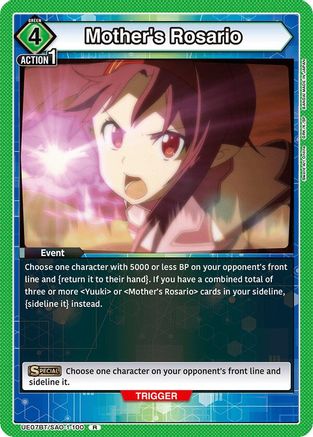 Mother's Rosario (UE07BT/SAO-1-100) - UE07BT Sword Art Online Foil