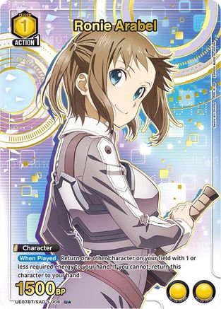 Ronie Arabel (U*) (UE07BT/SAO-1-006) - UE07BT Sword Art Online Foil