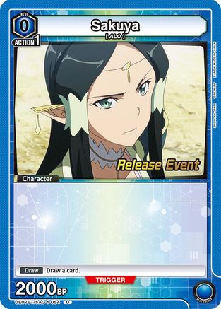 Sakuya (UE07BT/SAO-1-054) - UE07BT Sword Art Online Release Event Cards