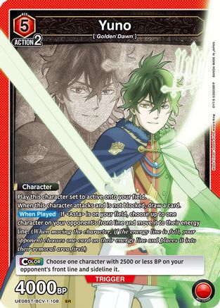 Yuna (108) (UE08ST/BCV-1-108) - UE08ST Black Clover Starter Deck Foil