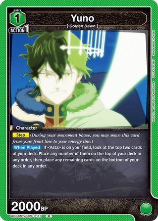 Yuno (113) (UE08ST/BCV-1-113) - UE08ST Black Clover Starter Deck