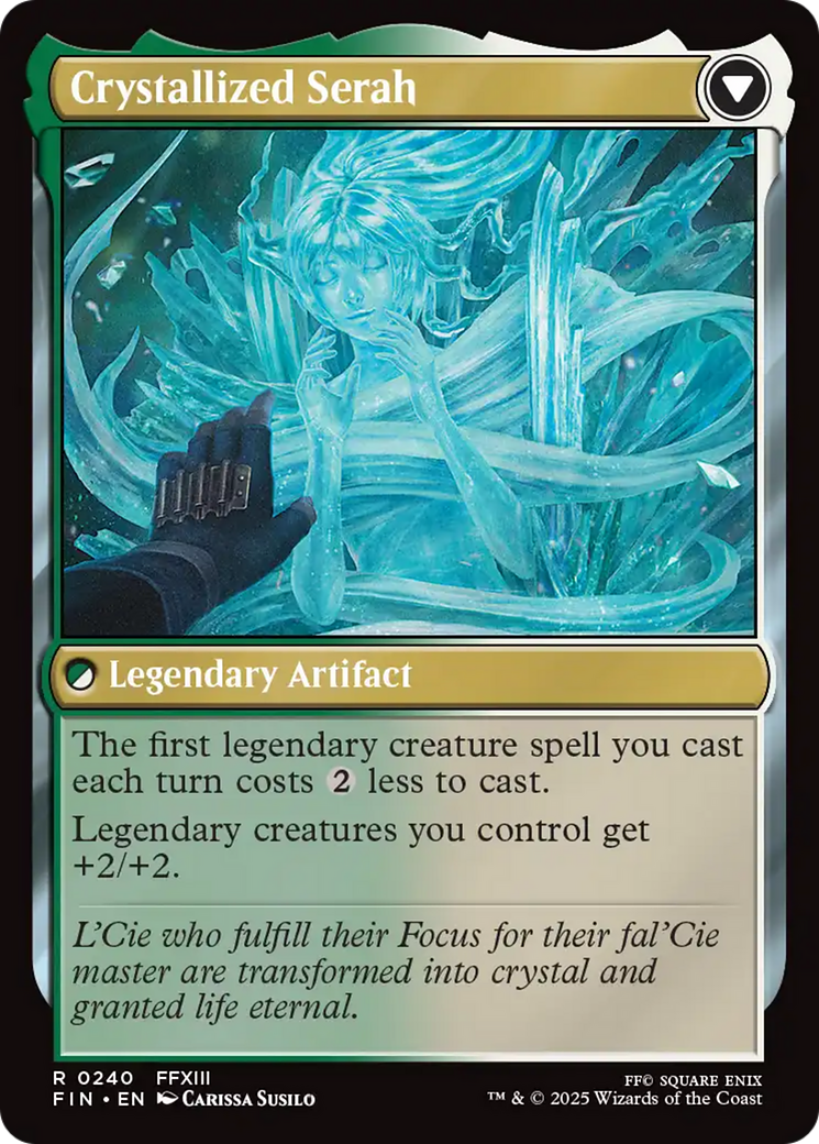 Serah Farron // Crystallized Serah (FIN-240) - FINAL FANTASY Foil