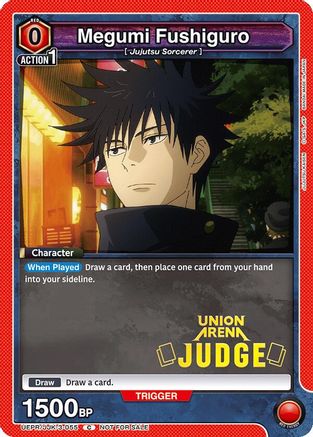 Megumi Fushiguro (055) (Judge Pack) (UEPR/JJK-3-055) - Union Arena Promotion Cards Foil
