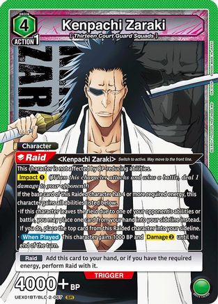 Kenpachi Zaraki (067) (UEX01BT/BLC-2-067) - UEX01BT BLEACH ThousandYear Blood War Vol2 Foil