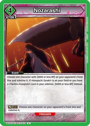 Nozarashi (UEX01BT/BLC-2-073) - UEX01BT BLEACH ThousandYear Blood War Vol2