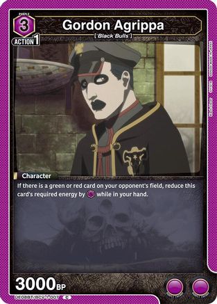 Gordon Agrippa (UE08BT/BCV-1-007) - UE08BT Black Clover