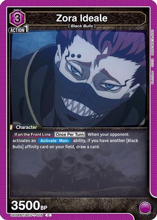 Zora Ideale (UE08BT/BCV-1-008) - UE08BT Black Clover