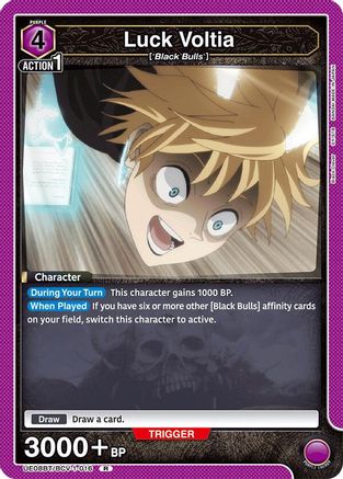 Luck Voltia (016) (UE08BT/BCV-1-016) - UE08BT Black Clover Foil