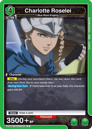 Charlotte Roselei (UE08BT/BCV-1-037) - UE08BT Black Clover Foil