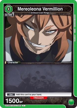 Mereoleona Vermillion (040) (UE08BT/BCV-1-040) - UE08BT Black Clover