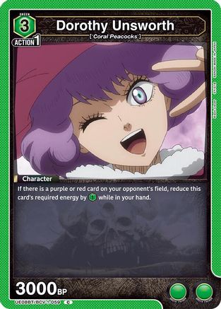 Dorothy Unsworth (UE08BT/BCV-1-059) - UE08BT Black Clover