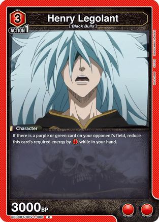 Henry Legolant (UE08BT/BCV-1-086) - UE08BT Black Clover