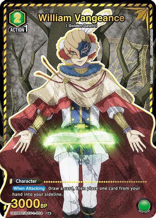 William Vangeance (U*) (UE08BT/BCV-1-054) - UE08BT Black Clover Foil