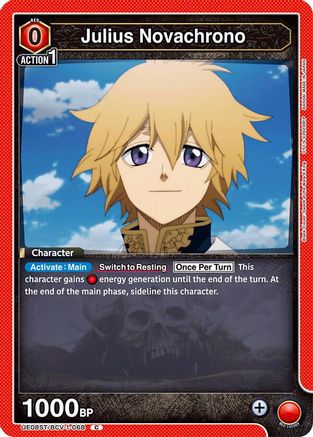 Julius Novachrono (UE08ST/BCV-1-068) - UE08ST Black Clover Starter Deck