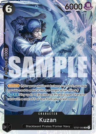 Kuzan (ST27-003) - Starter Deck 27: BLACK Marshall.D.Teach Foil