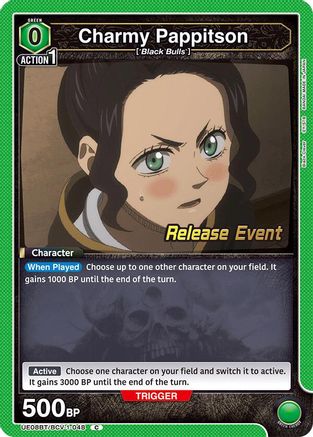 Charmy Pappitson (048) (UE08BT/BCV-1-048) - UE08BT Black Clover Release Event Cards