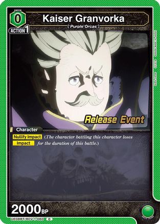 Kaiser Granvorka (UE08BT/BCV-1-060) - UE08BT Black Clover Release Event Cards