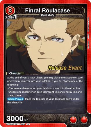 Finral Roulacase (085) (UE08BT/BCV-1-085) - UE08BT Black Clover Release Event Cards