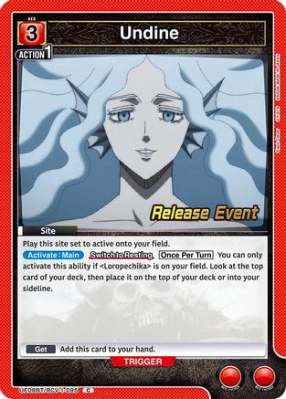 Undine (UE08BT/BCV-1-095) - UE08BT Black Clover Release Event Cards