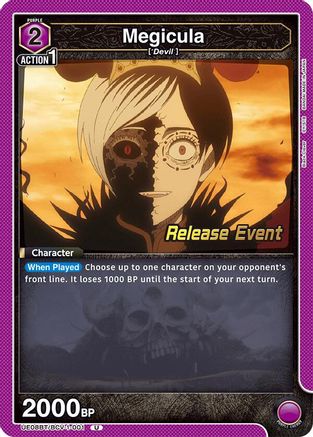 Megicula (UE08BT/BCV-1-001) - UE08BT Black Clover Release Event Cards