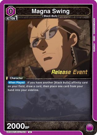 Magna Swing (UE08BT/BCV-1-014) - UE08BT Black Clover Release Event Cards
