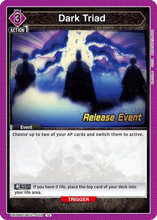 Dark Triad (UE08BT/BCV-1-032) - UE08BT Black Clover Release Event Cards